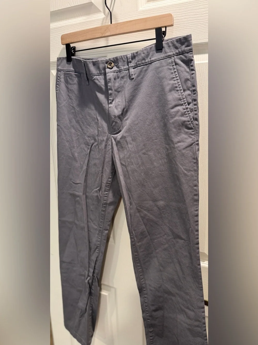 Men’s Goodfellow & Co Every Wear Chino Pants 34x30 Gray Classic Fit - Picture 6 of 10